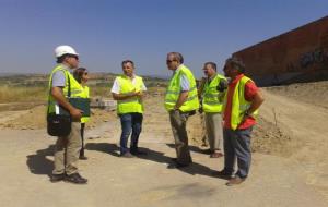 Les obres d’un passeig i d’una àrea d’esbarjo per a gossos darrere el cementiri estaran acabades al setembre. Ajuntament de Vilafranca