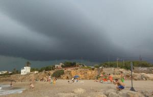 Les tempestes descarreguen amb força al litoral i prelitoral del Penedès