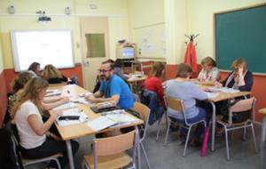 L'Escola d'Adults de Vilanova ofereix ensenyament gratuït a més de 900 alumnes. Ajuntament de Vilanova