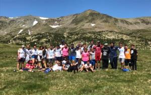 L'escola de rugbi del SEL Vilanova i la Geltrú a la Cerdanya. Eix