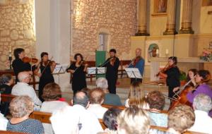 L’Octet de Mendelssohn tanca, amb un concert espectacular, la primera edició dels Cants i Sons a Lluna. Ajuntament de Canyelles