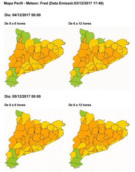 L'onada de fred s'allargarà fins dimarts. EIX