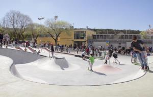 L'skatepark de les Roquetes fa ple en el primer cap de setmana que entra en funcionament