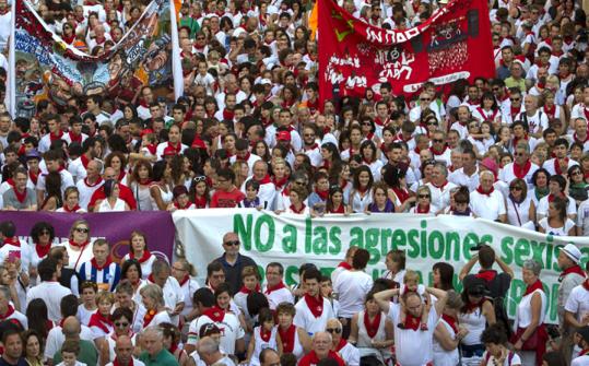 Manifestación contra la violencia machista. Eix