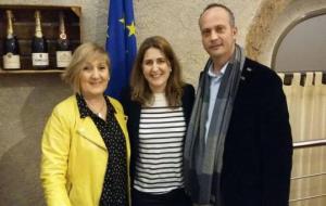 Maria Rosell, Marta Pascal i Xavier Vidiella. Eix