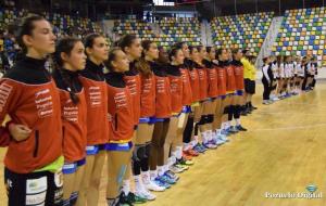 Martina Espachs amb la selecció juvenil d'Espanya