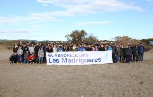 Més de 500 alumnes d’escoles i instituts del Vendrell participen en la millora i recuperació de les Madrigueres. Ajuntament del Vendrell