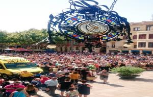 Minuts de silenci de rebuig a l'atemptat terrorista de Barcelona. Vilafranca del Penedès