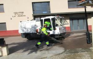 Olèrdola amplia en un 30% els serveis de neteja a la via pública. Ajuntament d'Olèrdola