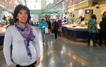 Olga Pros, de l'associació de comerciants del Mercat del Centre de Vilanova i la Geltrú. EIX