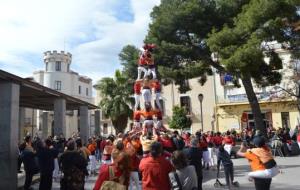 Paquita Pascual rep un emotiu homenatge dels Xicots de Vilafranca. Xicots de Vilafranca