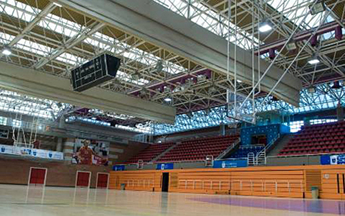 Pavelló Deportivo Municipal Amaya Valdemoro d'Alcobendas. Eix