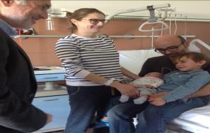 Pere Regull visita la primera vilafranquina del 2017. Ajuntament de Vilafranca