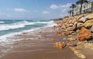 Platja del Francas . Eix