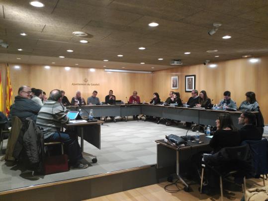 Ple municipal a Calafell. Judit Ortoll