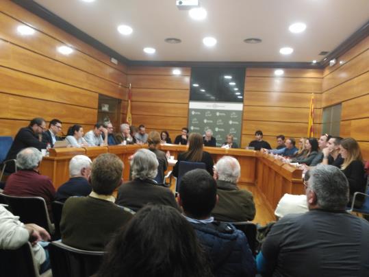 Ple municipal al Vendrell. Judit Ortoll