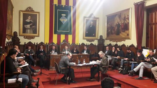 Ple municipal de Vilafranca. Roger Vives