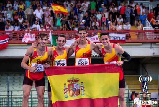 Pol Retamal bronze amb rècord d'Espanya inclòs al relleu 4x100. Runonline