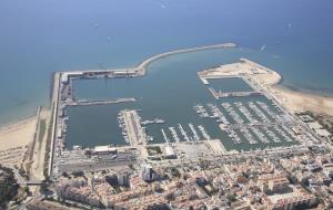 Port de Vilanova i la Geltrú, des de l'aire