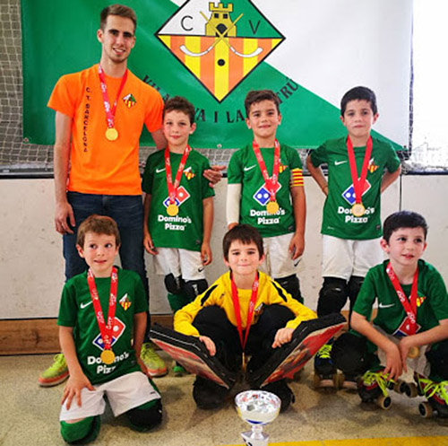 Prebenjamí iniciació CP Vilanova campió al Campionat de Barcelona. Eix