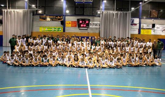 Presentació dels equips del CB Sitges. Eix