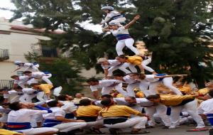 Primer vol de 4 cornat dels Falcons de Vilanova a la diada de Junts per Vilanova