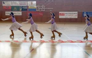 Primera fase comarcal de patinatge artístic.. Eix