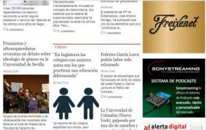 Publicitat de Freixenet a 'Alerta digital'. Eix