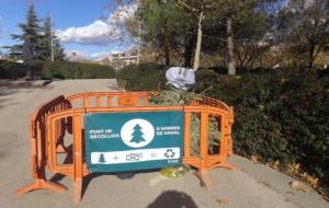 Punts de recollida d’arbres de Nadal a Vilafranca. Ajuntament de Vilafranca