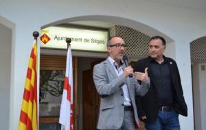 Rafa Mateos pren possessió com a Delegat de l’Ajuntament al Poble Garraf. Ajuntament de Sitges