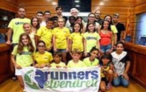 Recepció als atletes del Club Runners Vendrell 