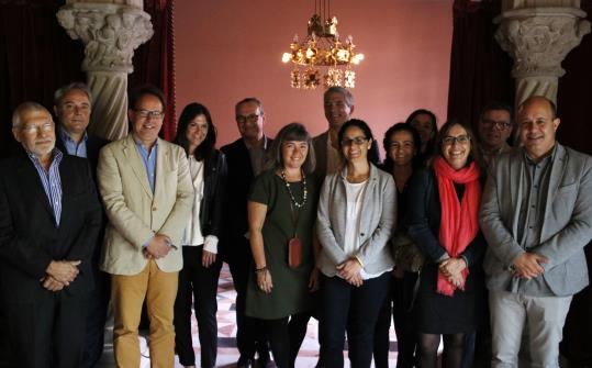 Representants de les cases museu associades a Cases Icòniques de Catalunya. ACN