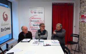 Roda de premsa de Vilafranca en Comú
