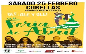Sábado 25 de febrero, la auténtica Feria de Abril en Cubellas. EIX