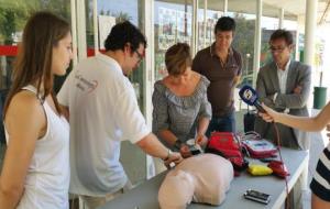 Sant Pere de Ribes instal·la dotze nous desfibril·ladors externs automàtics als equipaments municipals. Ajt Sant Pere de Ribes