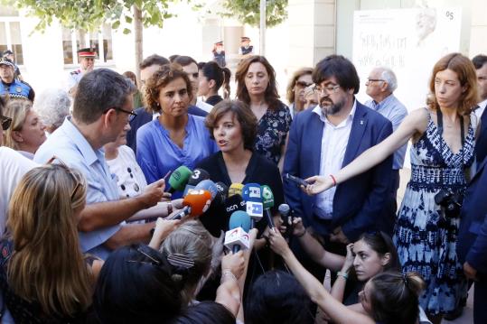 Santamaría i Montserrat es reuneixen amb els alcaldes de Sant Sadurní d’Anoia i de Subirats. ACN