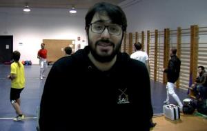 Santi Godoy, del Club d'Esgrima SAG de Vilanova. EIX
