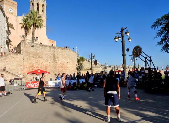 Torneig de bàsquet 3x3 de Sitges. Eix