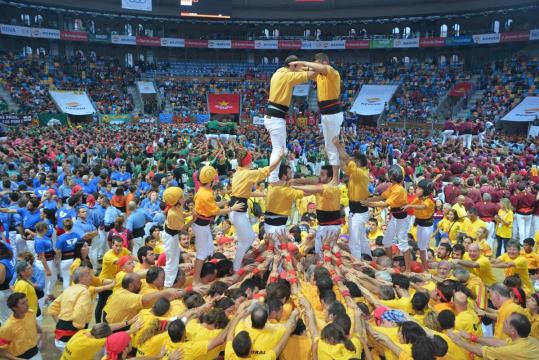Torre dels Bordegassos al concurs de castells de Tarragona. Maite Gomà