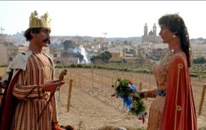 Trobada de gegants infantils a Ribes per la Festa Major de Sant Pau. Ajt Sant Pere de Ribes