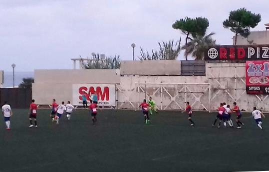 UE Sitges - CF Vilanova. Eix