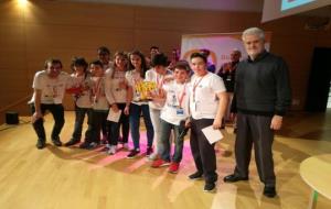 Un equip del Vendrell, RUBO KIDS de l'institut Andreu Nin del Vendrell, anirà a la final d'Espanya del FIRST LEGO League. Ajuntament del Vendrell