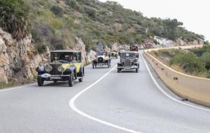 Una vuitantena de vehicles participen al Ral·li Internacional de Cotxes d'Època Barcelona-Sitges