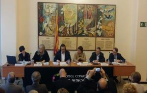 Verònica Romero, Maite Fandos, Francesc Olivella, Dolors Bassa, Pere Regull i Marc Simón. Roger Vives