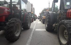 Vilafranca del Penedès. Unió de Pagesos calcula que 5.000 tractors s'han mobilitzat a tot Catalunya per l'aturada general