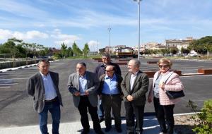 Vilafranca estrena el primer aparcament de la llosa de la via, de 86 places