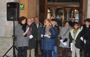 Vilanova obre els actes nadalencs amb la inauguració del pessebre i l’enllumenat de la plaça de la Vila