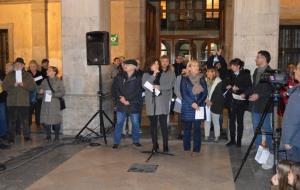 Vilanova obre els actes nadalencs amb la inauguració del pessebre i l’enllumenat de la plaça de la Vila