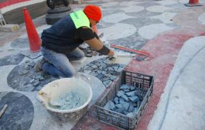 Vilanova restringirà els usos de la plaça de la Vila quan acabin les obres de restauració
