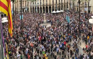 Vilanova crida en silenci contra l'assassinat de la Laia